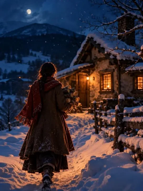 《大雪封门那年，她把日子过成了春天》海报，重生类热门微短剧第 5 名